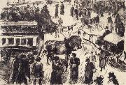 Camille Pissarro Place du Havre,Paris china oil painting artist